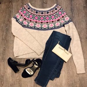Patterned American Eagle Sweater (M)